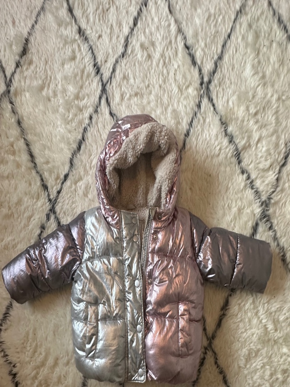 Gap Metallic Puffer Coat